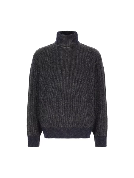 Sweter z golfem Paul & Shark z kaszmiru niebieski