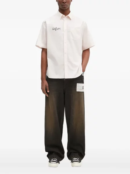 Графичен риза Undercover с принт розово