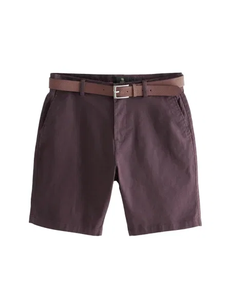 Next Chino kalhoty červeň burgundská