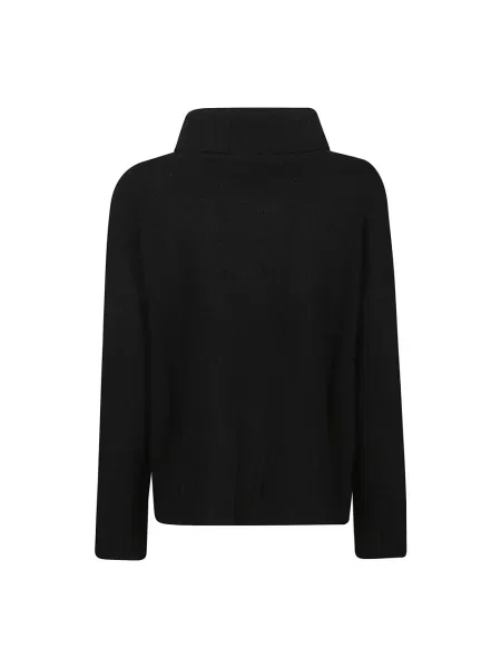 Sweter z golfem Aragona z długim rękawem czarny