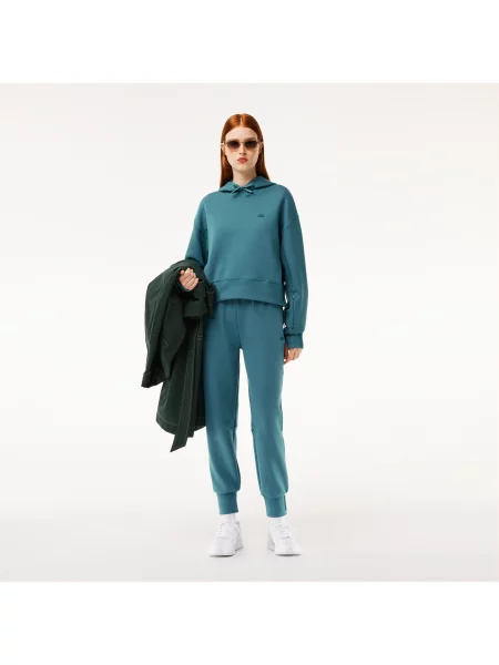 Lacoste Bluza Z Kapturem Jogger niebieska