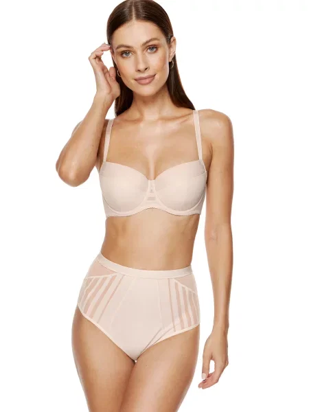 Biustonosz Gorteks z wysoką talią