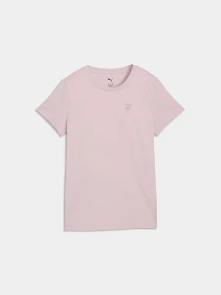 Футболка PUMA Ess Elevated Tee комбінований верх рожевий
