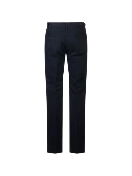Pantaloni Kiton cu autograf albastru