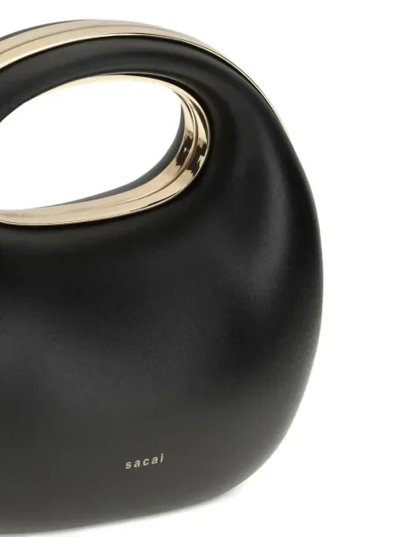 Geantă plic Sacai din piele negru