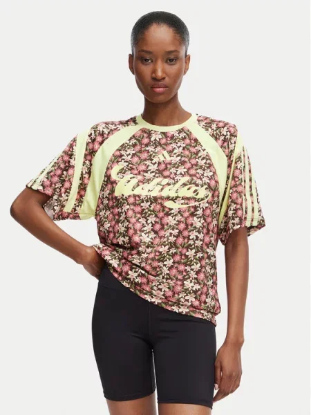 Adidas Tricou Adidas X Farm Rio House Of Tiro roz