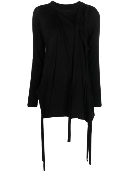 Bluza Yohji Yamamoto na ramiączkach czarna