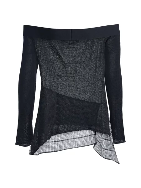 Bluză Roland Mouret tricotate negru