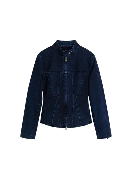 Desigual Geacă de primăvară-toamnă indigo