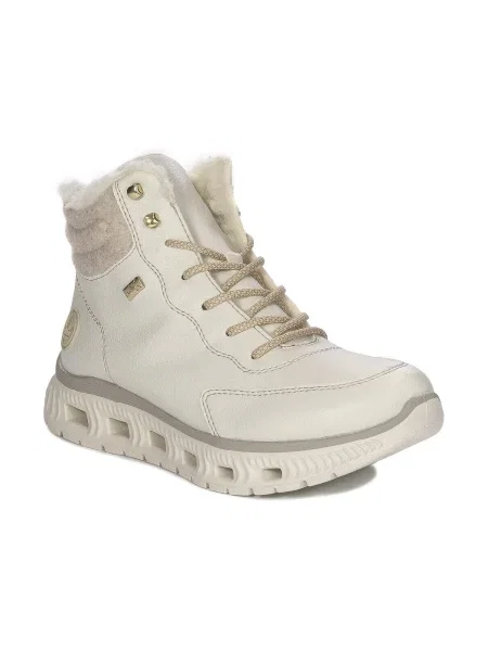 Sneakerși Rieker alb