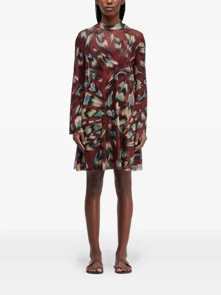 Rochie mini Osklen cu imagine maro