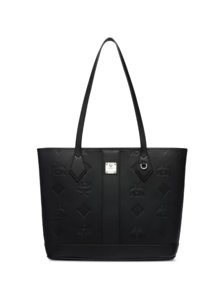 Geantă shopper Mcm din piele negru