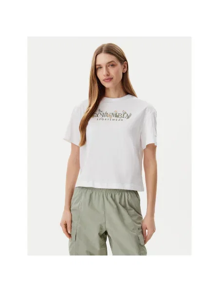 Columbia T-Shirt Rolling Bend™ Regular Fit λευκό