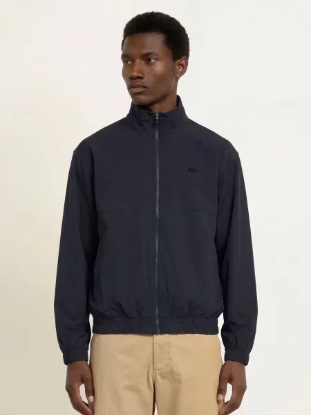 Lacoste Jerseyová Bunda tmavě modrá