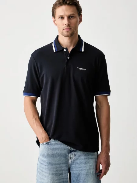 Tricou polo Armani Exchange