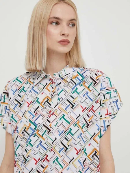 Блуза Tommy Hilfiger с десен