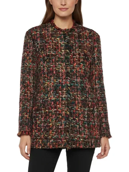 Geacă Isabel Marant din tweed negru