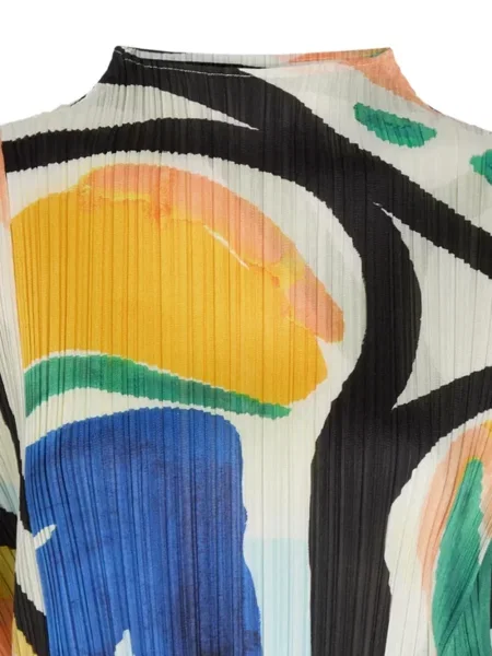 Rochie mini Issey Miyake cu imagine cu imprimeu abstract