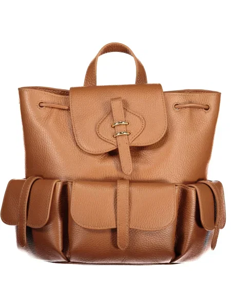 Rucsac Coccinelle din piele maro