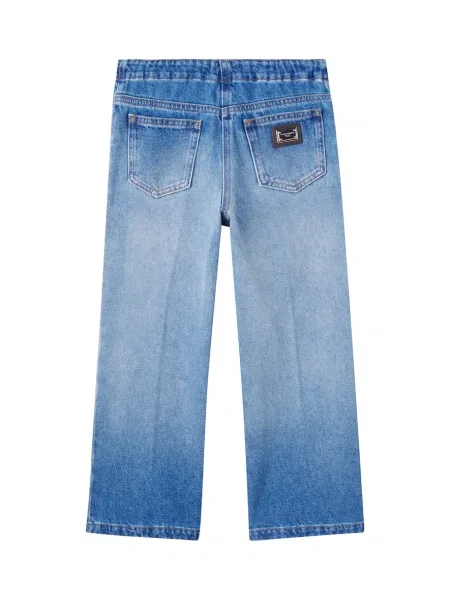 Gyerek széles szárú farmer Dolce&gabbana kék