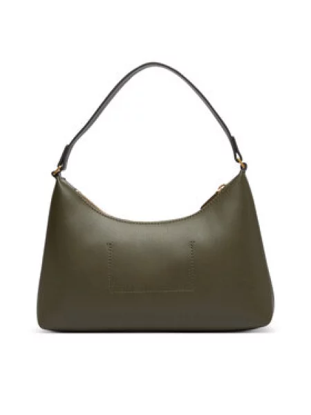 Calvin Klein Ročna torba Foil Logo Small Shoulder Bag Temno zelena