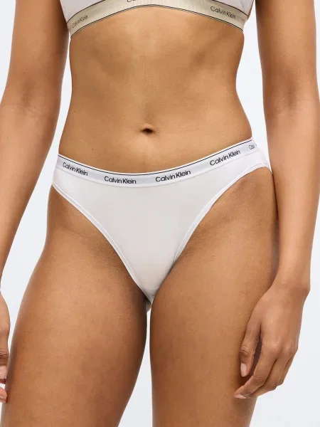 Calvin Klein Underwear Nohavičky ružová / bordová biela