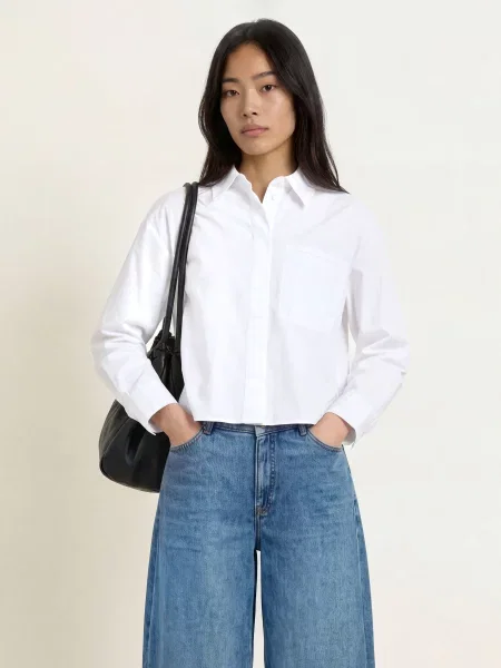Opus Pants Košilová Halenka Femi bílá
