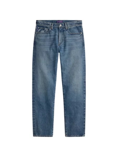 Blugi drepți Ralph Lauren Purple Label albastru