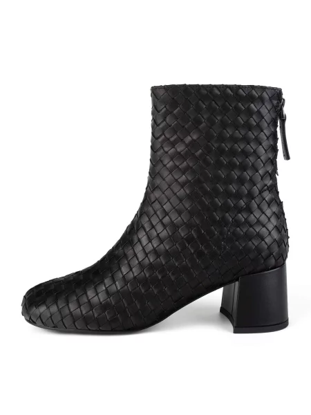 HANDMADE SHOES Cizme glezne A LONELY PLACE TO BE' negru