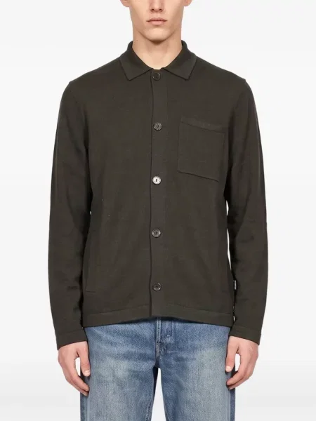 Cardigan Barbour de lână verde