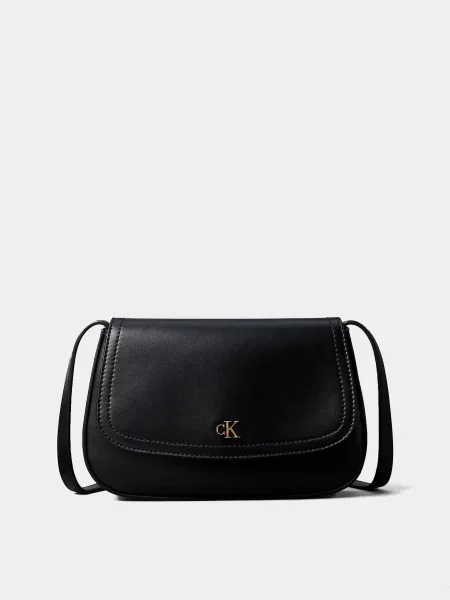 Calvin Klein CK FLAP CAMERA BAG Сумка Поліестер/поліуретан чорний