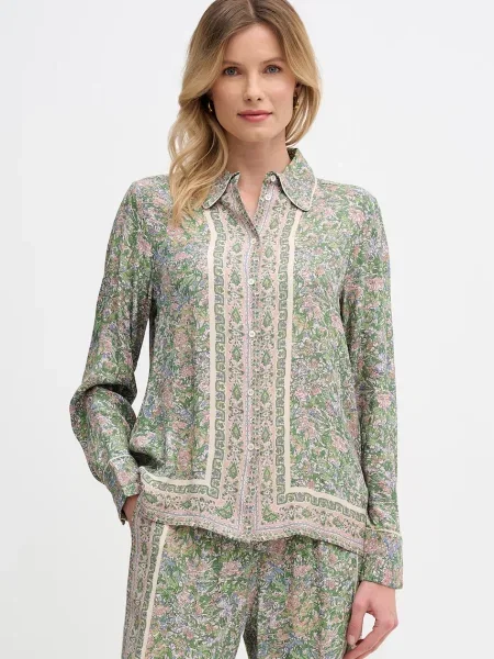 Mos Mosh cămașă pentru femei cu vâscoză Kana verde
