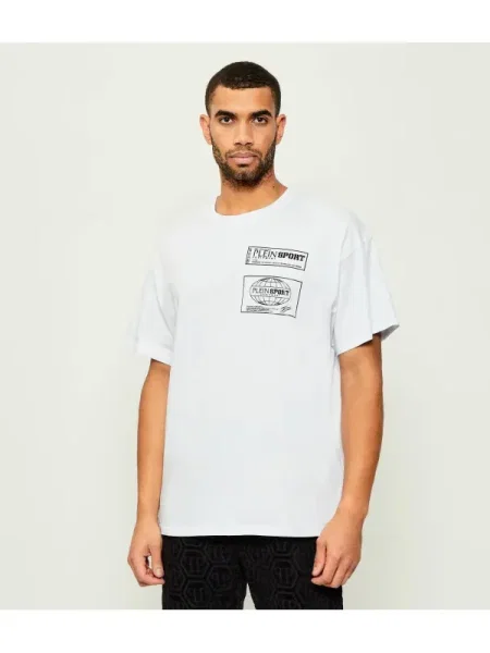 Plein Sport Tricou Hyper Sport alb