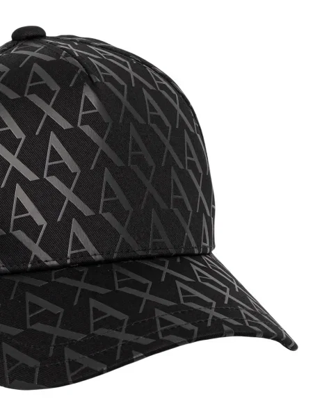 Armani Exchange șapcă de baseball din modelator negru