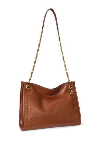 Τσάντα LAUREN RALPH LAUREN καφέ