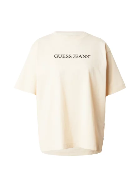 GUESS JEANS Tricou maro negru