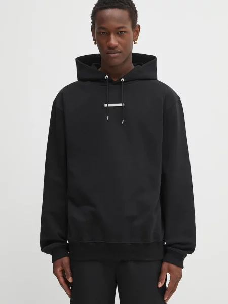 Heliot Emil hanorac de cu glugă uni negru