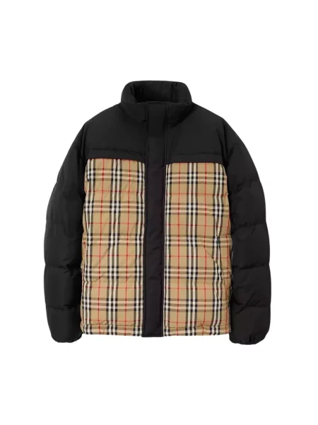 Kurtka puchowa Burberry dwustronna czarna