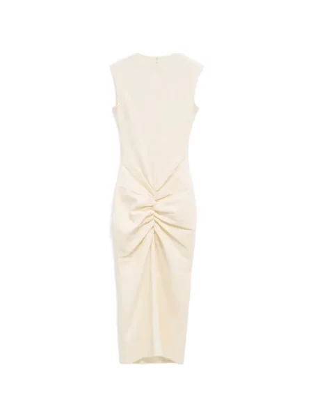 Rochie midi Jacquemus cu volane alb