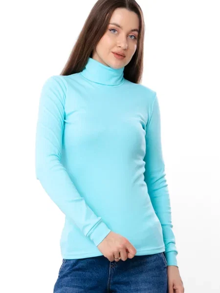 Гольф Носи своє бавовна/еластан блакитний