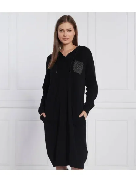 Rochie Peserico de lână negru