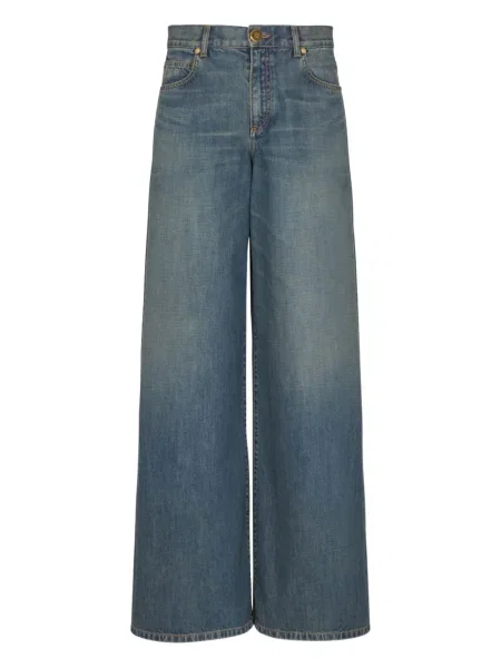 Široké džíny Balmain modré