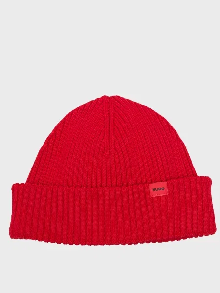 Вовняна шапка Hugo червона