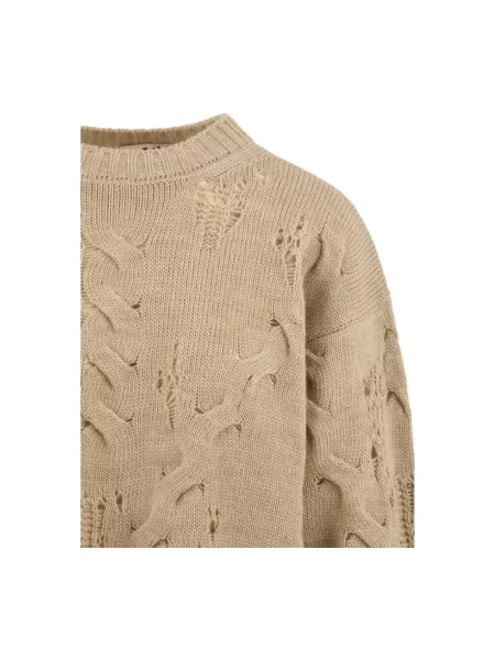 Sweter Aniye By wełniany beżowy