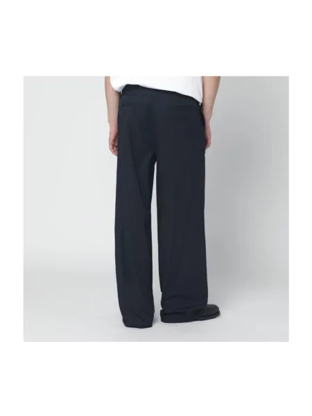 Spodnie Jil Sander niebieskie