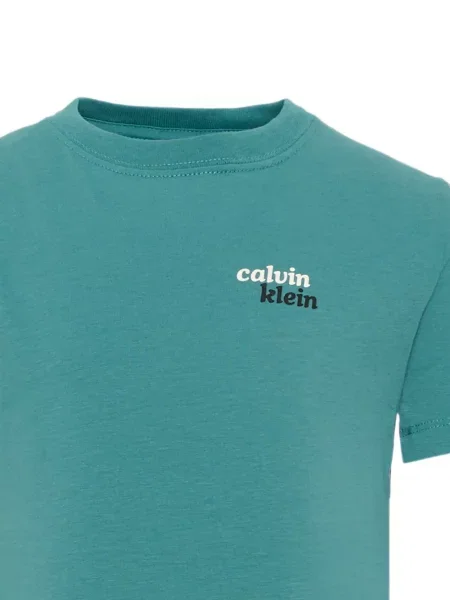 Koszulka dziecięca Calvin Klein zielona