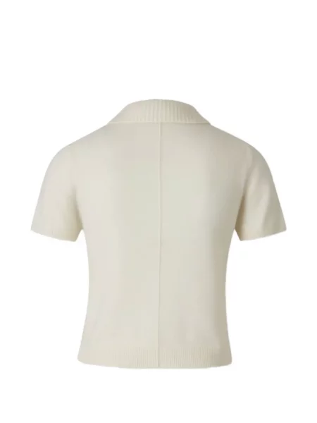 Scurt tricou polo Simkhai alb