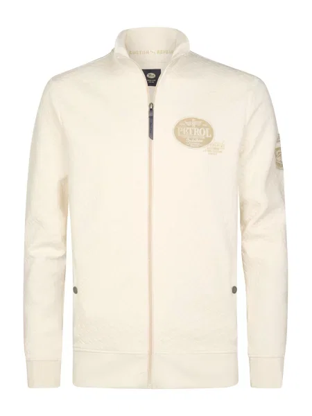 Petrol Industries Mikina velbloudí bílá