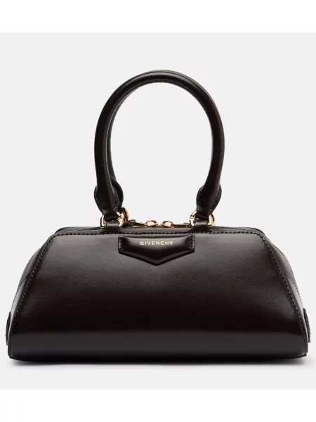 Geanta de piele Givenchy Antigona din piele maro