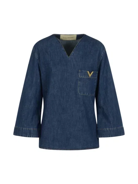 Bluzka Valentino niebieska